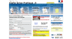 Desktop Screenshot of carte-grise-pratique.com